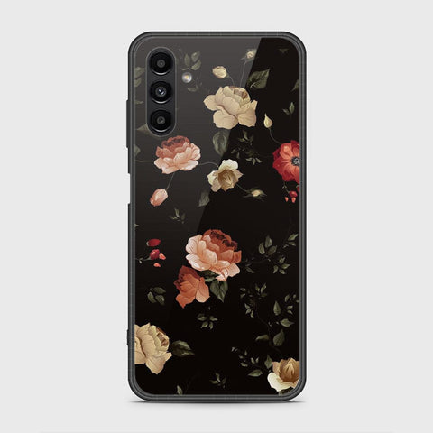 Samsung Galaxy A04s Cover- Floral Series 2 - HQ Ultra Shine Premium Infinity Glass Soft Silicon Borders Case (Fast Delivery)