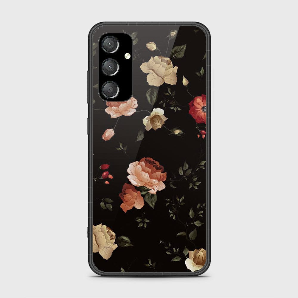 Samsung Galaxy A24 4G Cover- Design 56 - Floral Series 2 - HQ Ultra Shine Premium Infinity Glass Soft Silicon Borders Case (Fast Delivery)