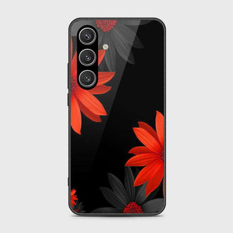 Samsung Galaxy S25 FE Cover- Floral Series 2 - HQ Ultra Shine Premium Infinity Glass Soft Silicon Borders Case