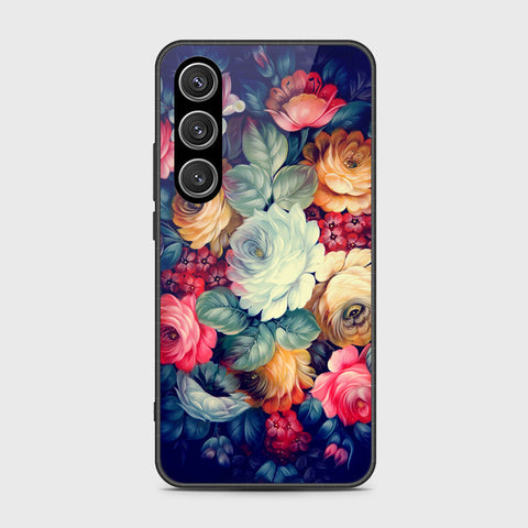 Samsung Galaxy S25 FE Cover- Floral Series 2 - HQ Ultra Shine Premium Infinity Glass Soft Silicon Borders Case