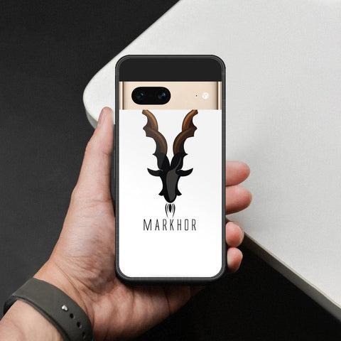 Google Pixel 7- Markhor Series -HQ Ultra Shine Premium Infinity Glass Soft Silicon Borders Case