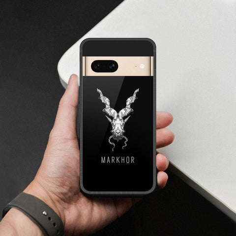 Google Pixel 7- Markhor Series -HQ Ultra Shine Premium Infinity Glass Soft Silicon Borders Case