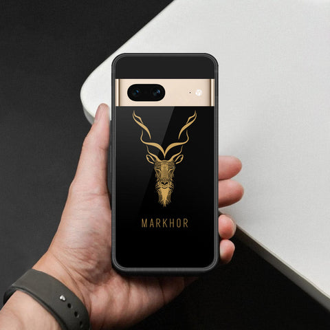 Google Pixel 7- Markhor Series -HQ Ultra Shine Premium Infinity Glass Soft Silicon Borders Case