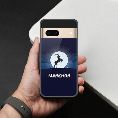 Google Pixel 7- Markhor Series -HQ Ultra Shine Premium Infinity Glass Soft Silicon Borders Case