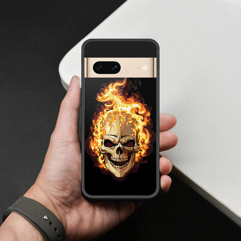 Google Pixel 7- Stellar Series -HQ Ultra Shine Premium Infinity Glass Soft Silicon Borders Case
