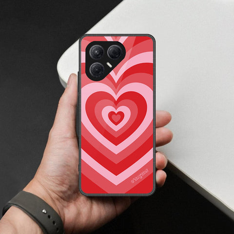 Tecno Pova 7 4G- O'Nation Heartbeat Series -HQ Ultra Shine Premium Infinity Glass Soft Silicon Borders Case