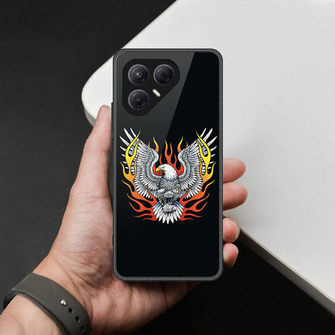 Tecno Pova 7 4G- Stellar Series -HQ Ultra Shine Premium Infinity Glass Soft Silicon Borders Case