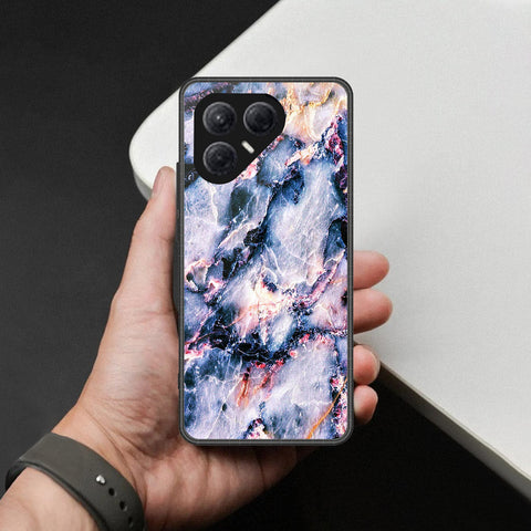 Tecno Pova 7 4G- Colorful Marble Series -HQ Ultra Shine Premium Infinity Glass Soft Silicon Borders Case