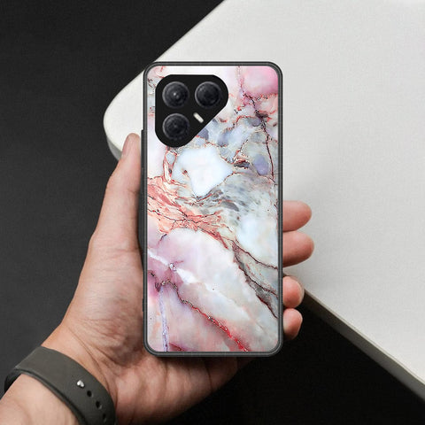 Tecno Pova 7 4G- Colorful Marble Series -HQ Ultra Shine Premium Infinity Glass Soft Silicon Borders Case