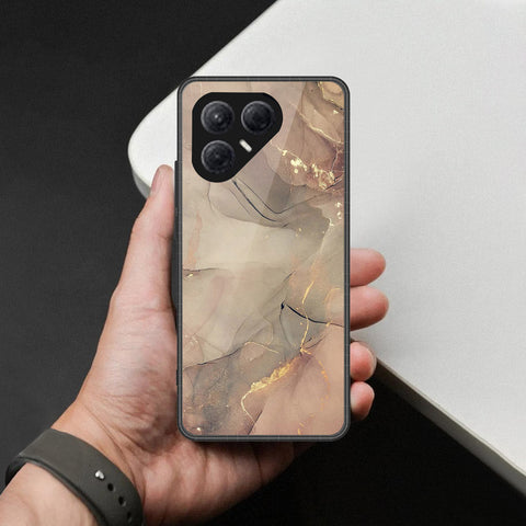 Tecno Pova 7 4G- Mystic Marble Series -HQ Ultra Shine Premium Infinity Glass Soft Silicon Borders Case