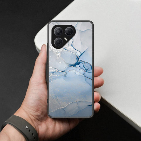 Tecno Pova 7 4G- Mystic Marble Series -HQ Ultra Shine Premium Infinity Glass Soft Silicon Borders Case