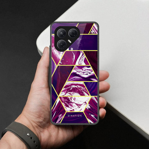 Tecno Pova 7 4G- O'Nation Shades of Marble Series -HQ Ultra Shine Premium Infinity Glass Soft Silicon Borders Case