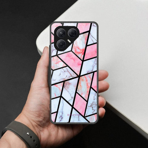 Tecno Pova 7 4G- O'Nation Shades of Marble Series -HQ Ultra Shine Premium Infinity Glass Soft Silicon Borders Case