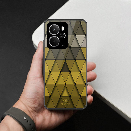 Realme 14T- Onation Pyramid Series -HQ Ultra Shine Premium Infinity Glass Soft Silicon Borders Case