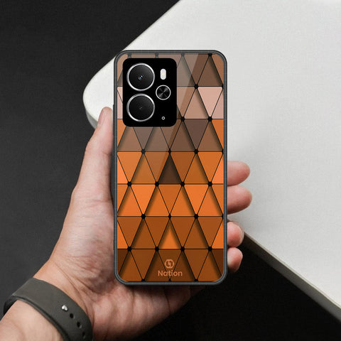 Realme 14T- Onation Pyramid Series -HQ Ultra Shine Premium Infinity Glass Soft Silicon Borders Case