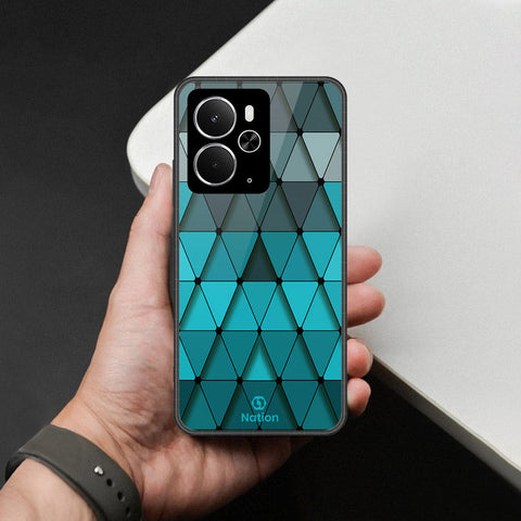 Realme 14T- Onation Pyramid Series -HQ Ultra Shine Premium Infinity Glass Soft Silicon Borders Case