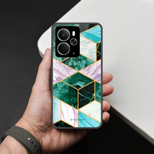 Realme 14T- O'Nation Shades of Marble Series -HQ Ultra Shine Premium Infinity Glass Soft Silicon Borders Case