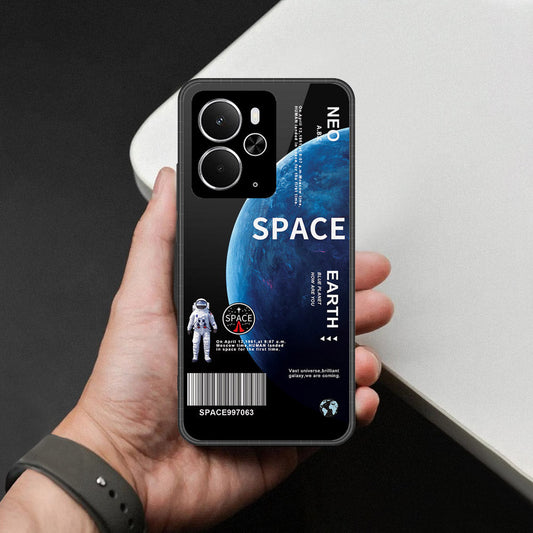 Realme 14T- Limitless Series -HQ Ultra Shine Premium Infinity Glass Soft Silicon Borders Case