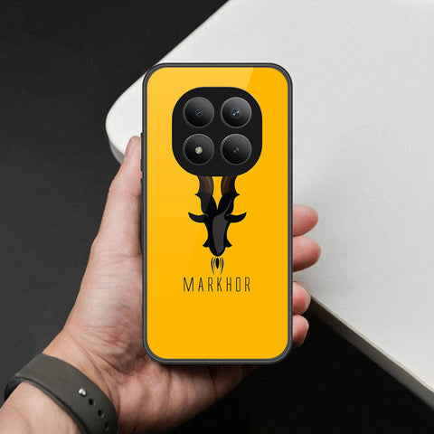 Xiaomi Redmi Note 15 Pro Plus- Markhor Series -HQ Ultra Shine Premium Infinity Glass Soft Silicon Borders Case