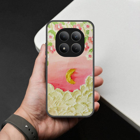 Xiaomi Redmi Note 15 Pro Plus Cover - Floral Series - Design 7 - Pink & Yellow - HQ Ultra Shine Premium Infinity Glass Soft Silicon Borders Case