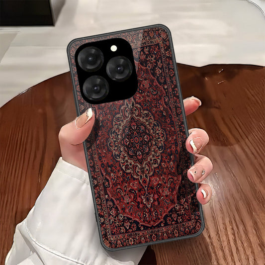 Realme 15T Cover - ONation Persian Rugs Series - HQ Ultra Shine Premium Infinity Glass Soft Silicon Borders Case