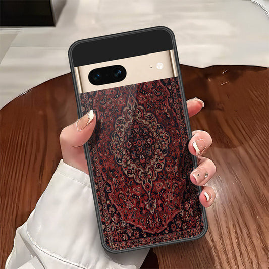 Google Pixel 7 Cover - ONation Persian Rugs Series - HQ Ultra Shine Premium Infinity Glass Soft Silicon Borders Case
