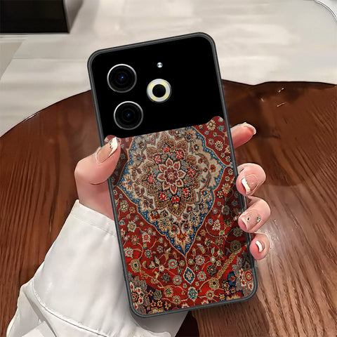 Tecno Pova 6 Cover - ONation Persian Rugs Series - HQ Ultra Shine Premium Infinity Glass Soft Silicon Borders Case
