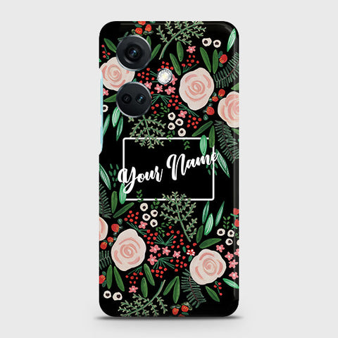 OnePlus Nord CE3  Cover - Floral Series - Matte Finish - Snap On Hard Case with LifeTime Colors Guarantee