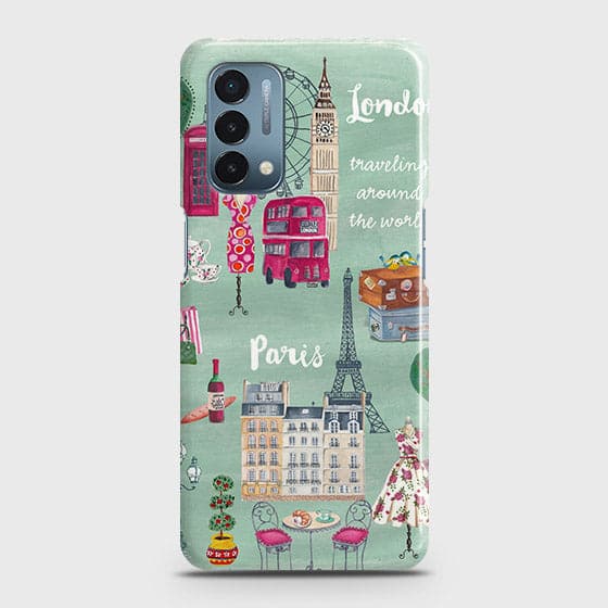 OnePlus Nord N200 5G Cover - Matte Finish - London, Paris, New York ModernPrinted Hard Case with Life Time Colors Guarantee (Fast Delivery)