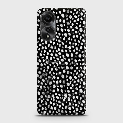 Oppo A58 4G  Cover - Bold Dots Series - Matte Finish - Snap On Hard Case with LifeTime Colors Guarantee