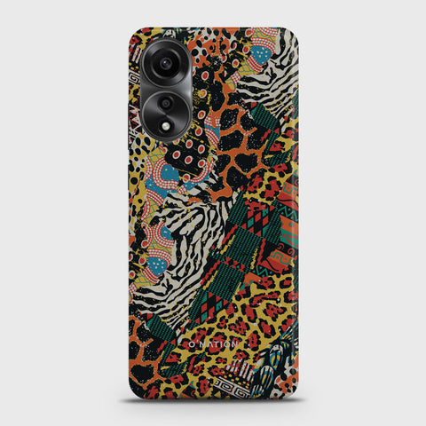 Oppo A58 4G  Cover - Bold Dots Series - Matte Finish - Snap On Hard Case with LifeTime Colors Guarantee