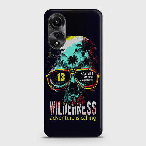 Oppo A58 4G  Cover - Adventure Series - Matte Finish - Snap On Hard Case with LifeTime Colors Guarantee