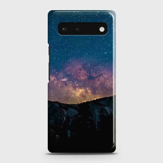 Google Pixel 6 Cover - Matte Finish - Embrace Dark Galaxy  Trendy Printed Hard Case with Life Time Colors Guarantee (Fast Delivery)