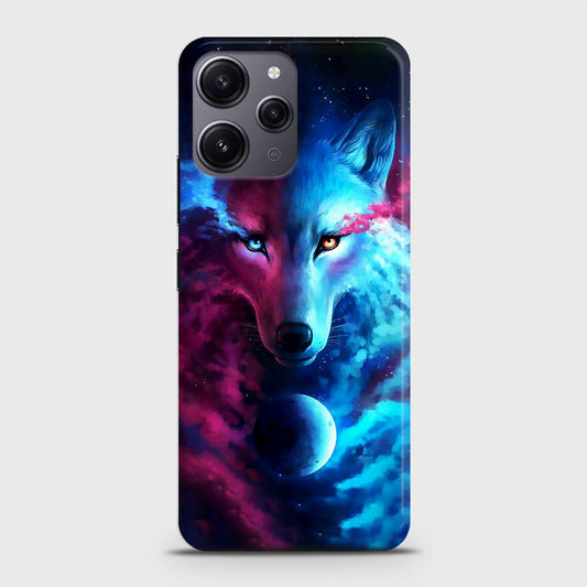 Xiaomi Redmi 12 Cover - Infinity Wolf Trendy Printed Hard Case with Life Time Colors Guarantee