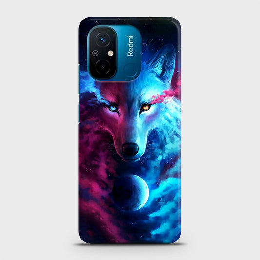 Xiaomi Poco C55 Cover - Infinity Wolf Trendy Printed Hard Case with Life Time Colors Guarantee