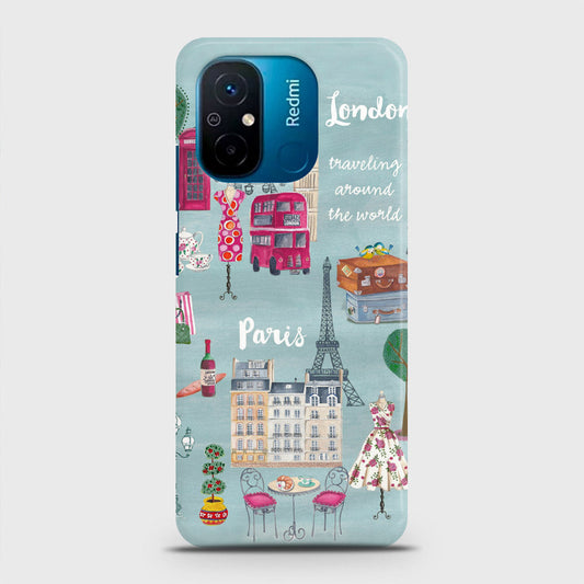 Xiaomi Poco C55 Cover - London, Paris, New York ModernPrinted Hard Case with Life Time Colors Guarantee