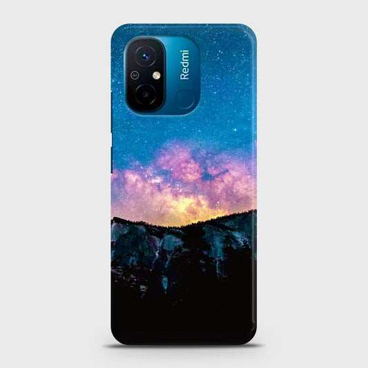 Xiaomi Poco C55 Cover - Embrace Dark Galaxy  Trendy Printed Hard Case with Life Time Colors Guarantee
