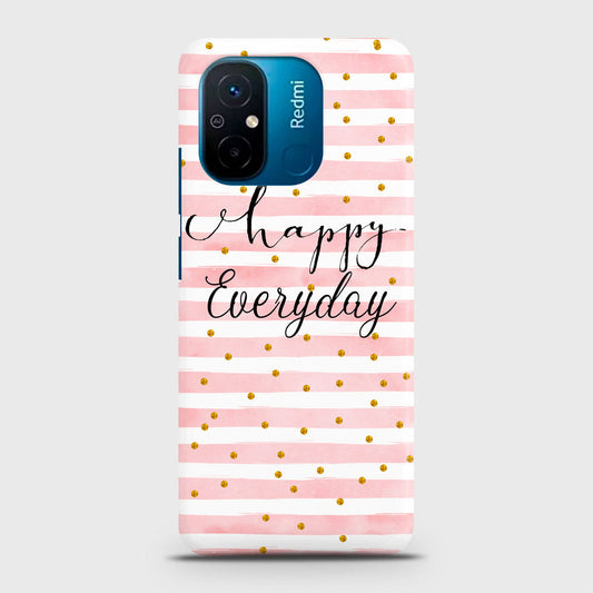 Xiaomi Poco C55 Cover - Trendy Happy Everyday Printed Hard Case with Life Time Colors Guarantee
