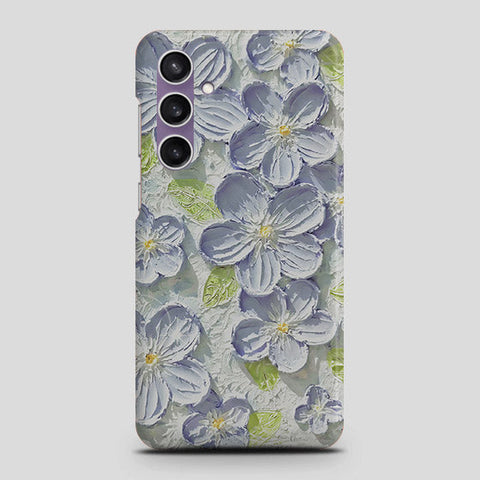 Samsung Galaxy A15 5G Cover - Floral Series - Design 12 - Grey & Green - Matte Finish - Snap On Hard Case with LifeTime Colors Guarantee (Fast Delivery)
