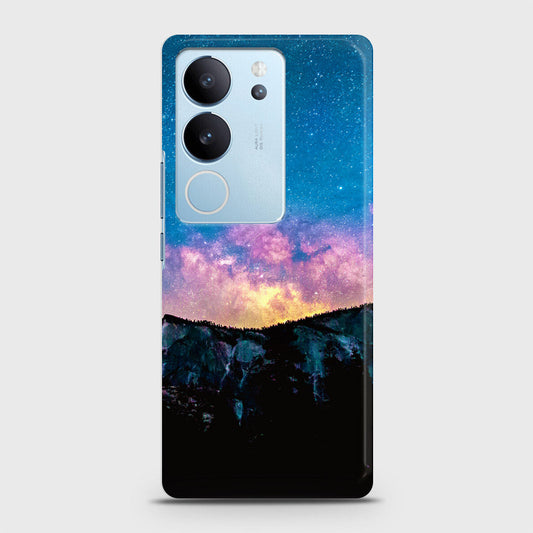 Vivo V29 Cover - Embrace Dark Galaxy  Trendy Printed Hard Case with Life Time Colors Guarantee