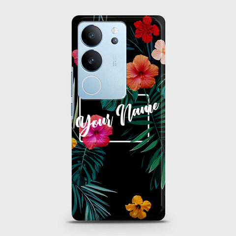 Vivo V29  Cover - Floral Series - Matte Finish - Snap On Hard Case with LifeTime Colors Guarantee