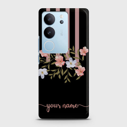 Vivo V29  Cover - Floral Series - Matte Finish - Snap On Hard Case with LifeTime Colors Guarantee