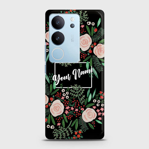 Vivo V29  Cover - Floral Series - Matte Finish - Snap On Hard Case with LifeTime Colors Guarantee