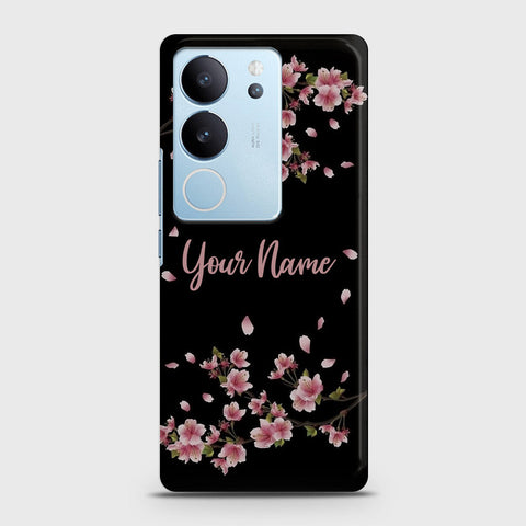 Vivo V29  Cover - Floral Series - Matte Finish - Snap On Hard Case with LifeTime Colors Guarantee