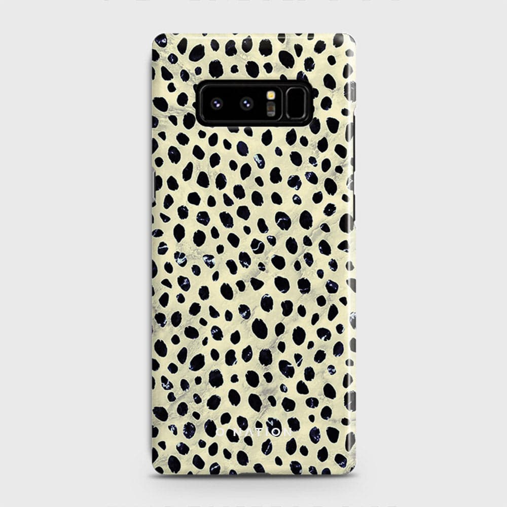 Samsung Galaxy Note 8 Cover - Bold Dots Series - Matte Finish - Snap On Hard Case with LifeTime Colors Guarantee ( Fast Delivery )