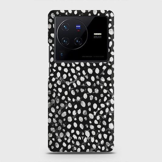 Vivo X80 Cover - Bold Dots Series - Matte Finish - Snap On Hard Case with LifeTime Colors Guarantee (Fast Delivery)