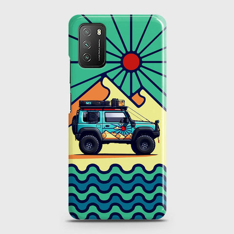 Xiaomi Poco M3 Cover - Adventure Series - Matte Finish - Snap On Hard Case with LifeTime Colors Guarantee (Fast Delivery)