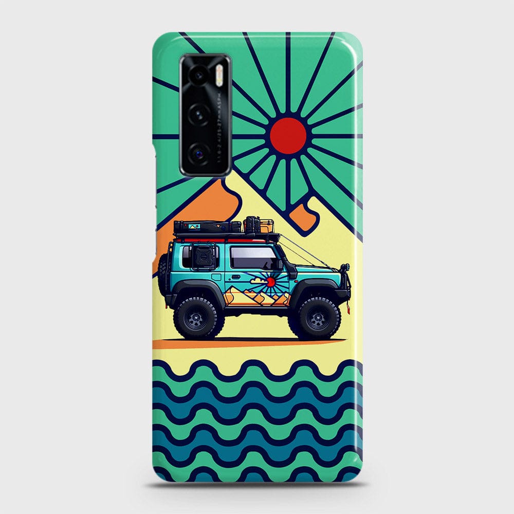 Vivo V20 SE Cover - Adventure Series - Matte Finish - Snap On Hard Case with LifeTime Colors Guarantee (Fast Delivery)