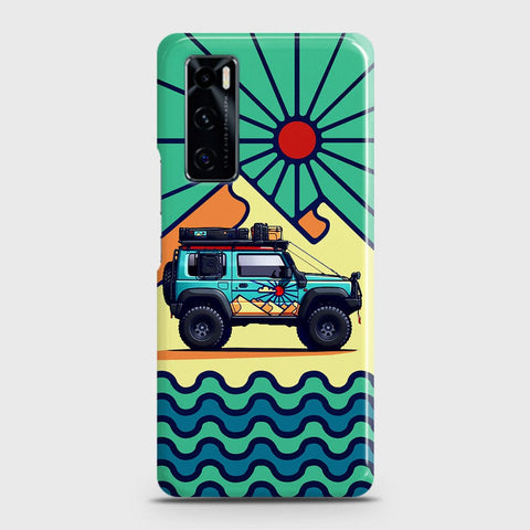 Vivo V20 SE Cover - Adventure Series - Matte Finish - Snap On Hard Case with LifeTime Colors Guarantee (Fast Delivery)