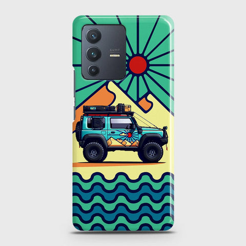Vivo V23 5G Cover - Adventure Series - Matte Finish - Snap On Hard Case with LifeTime Colors Guarantee (Fast Delivery)